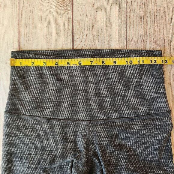 Lululemon Wunder Under Pant (Hi-Rise) Diamond Jacquard Space Dye Black Slate - Picture 4 of 9